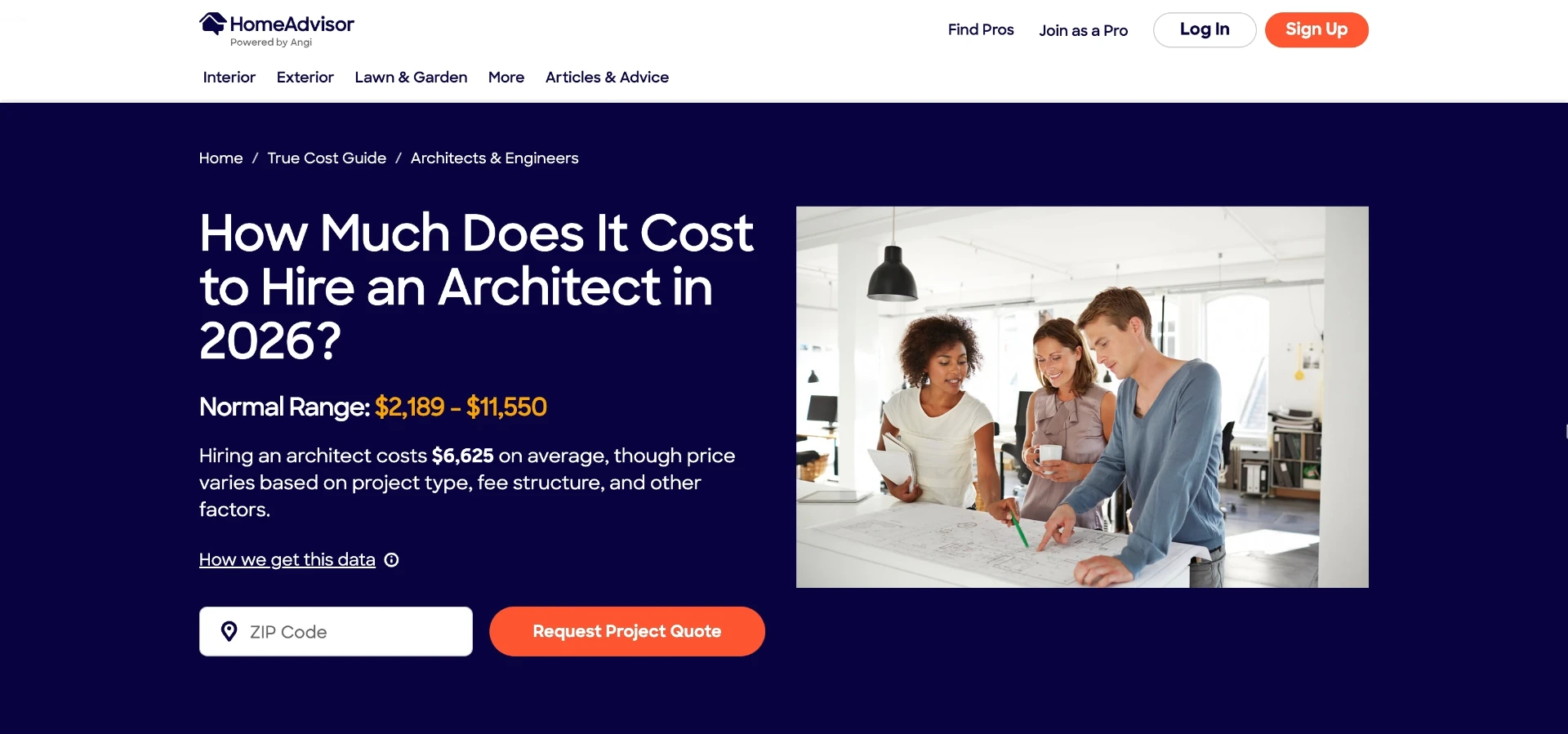 Cost guide sites like HomeAdvisor's architect page publish general fee ranges by project type, useful for setting expectations before your first call.