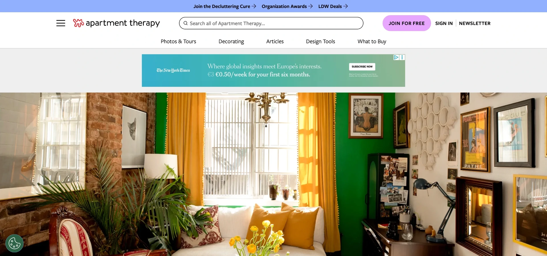 Apartment Therapy's small-space section collects real studio tours, useful for benchmarking your own zoning ideas against lived-in layouts.