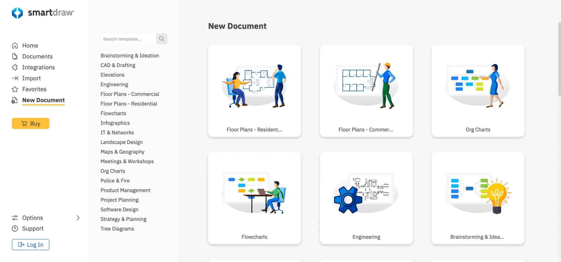SmartDraw is built for technical floor plans