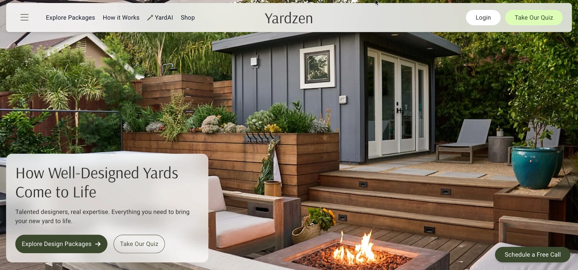 Yardzen positions itself as an online landscape design service, useful context if you want more guidance than a pure AI generator gives you.