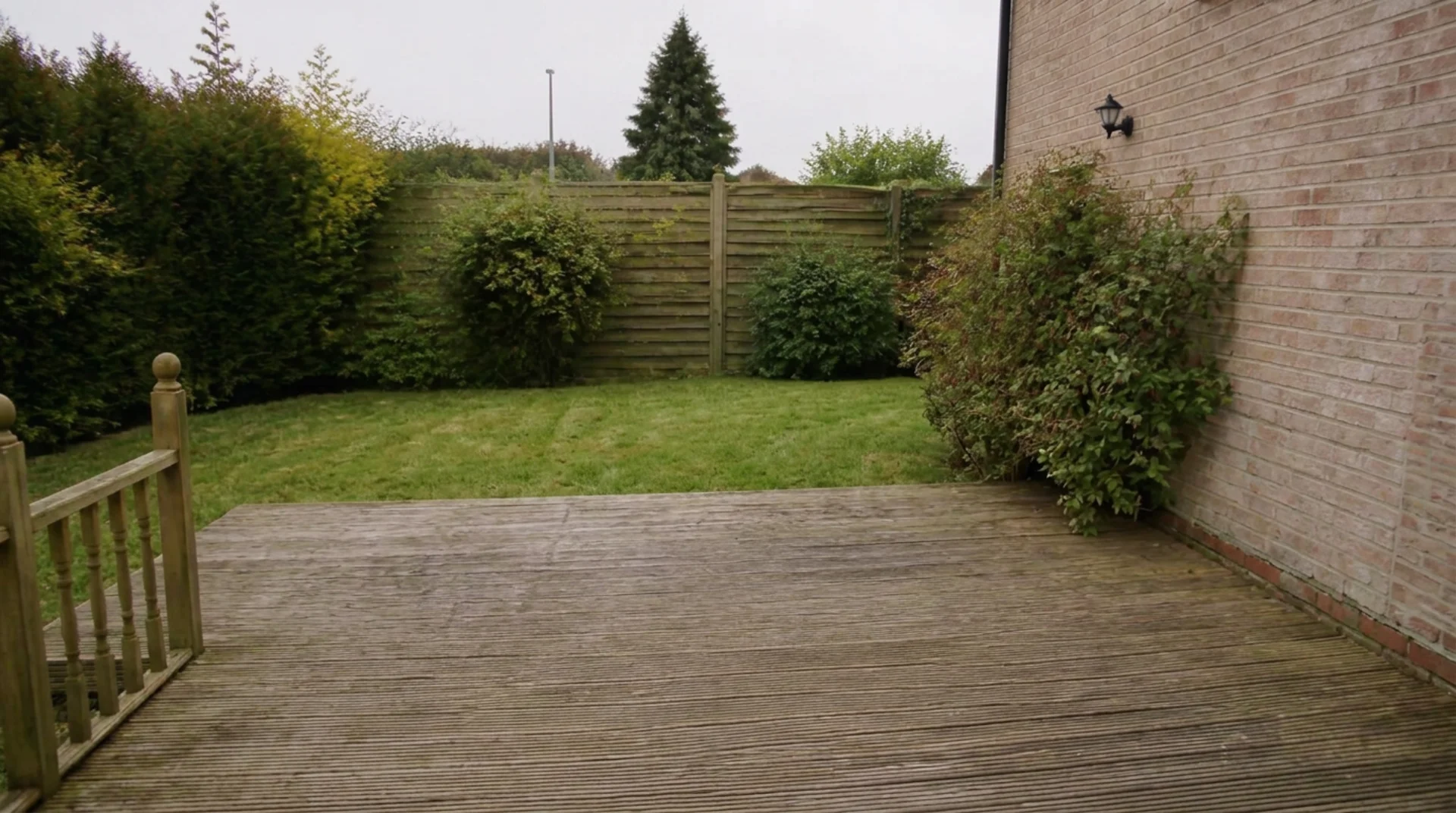 The same backyard terrace completely clear and tidy after AI Clear Outdoor Space