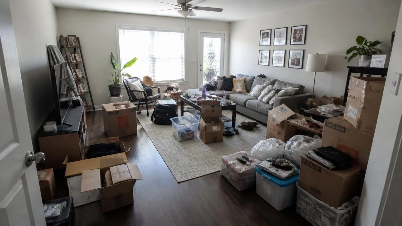 AI Virtual Decluttering before