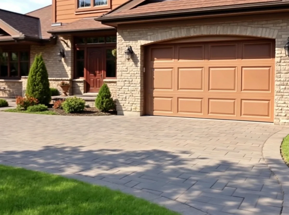 Empty driveway after AI Object Remover