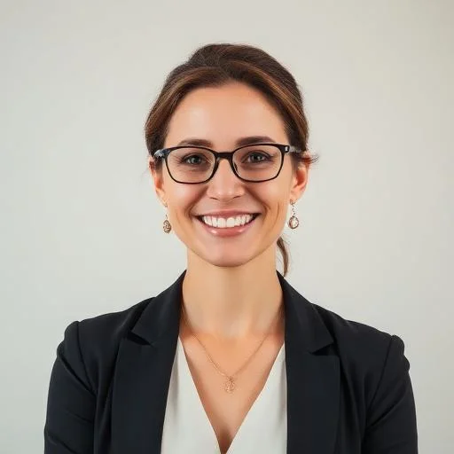 Portrait of Clara Vogel, real estate agent